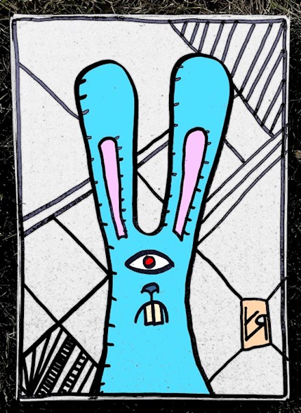 "Cyclops Bunny (In 'The Weird Room')" by RFY